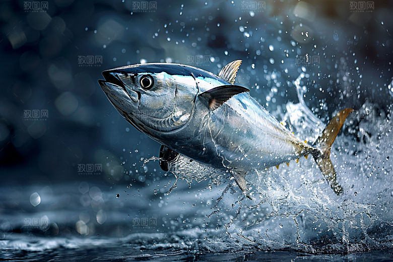 金枪鱼大海美食素材