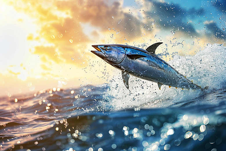 金枪鱼大海海洋素材