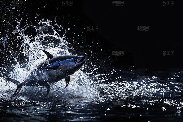 金枪鱼新鲜大海素材