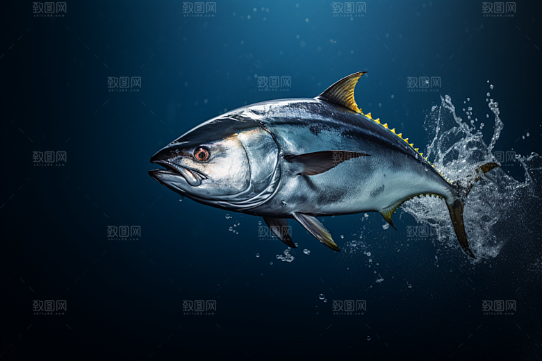金枪鱼美食大海素材