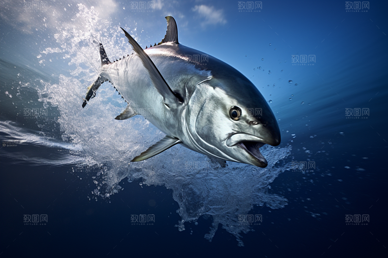 金枪鱼大海水产素材