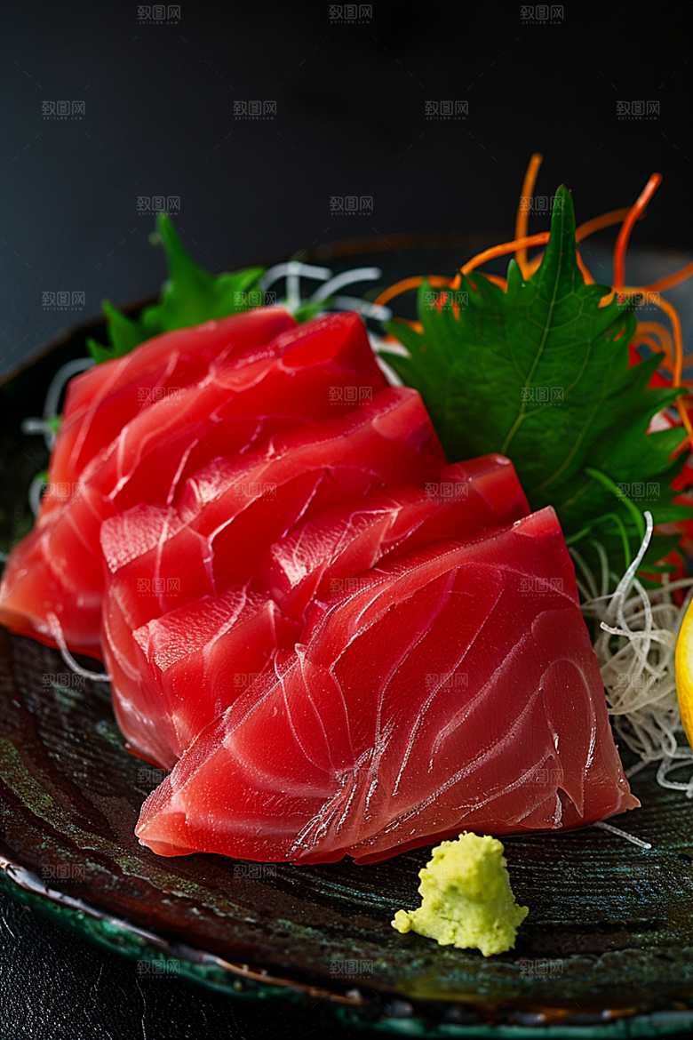 金枪鱼自然食材素材