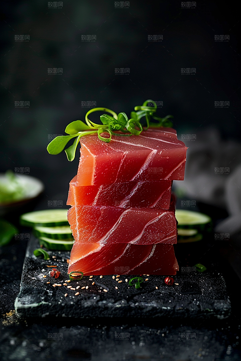 金枪鱼水产海洋素材