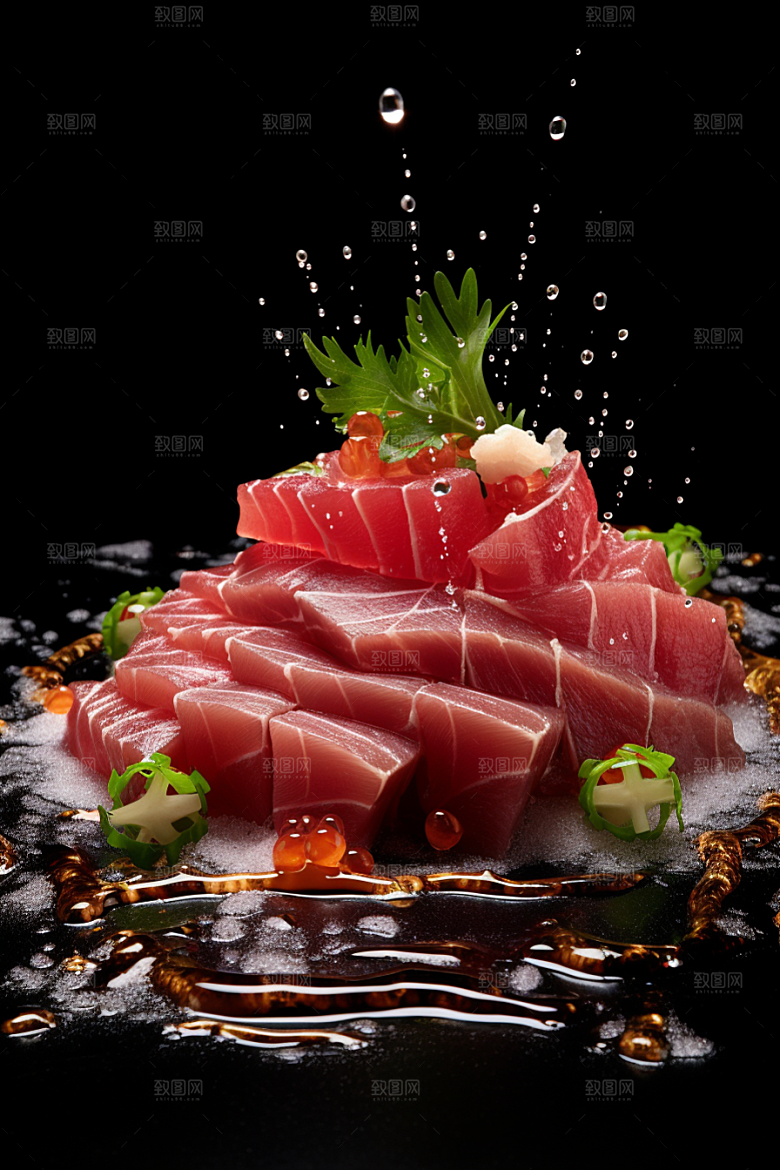 金枪鱼大海自然素材