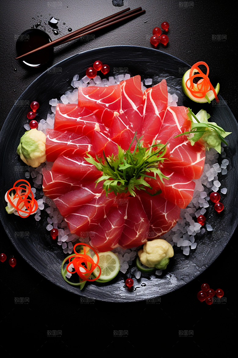 金枪鱼大海美食素材