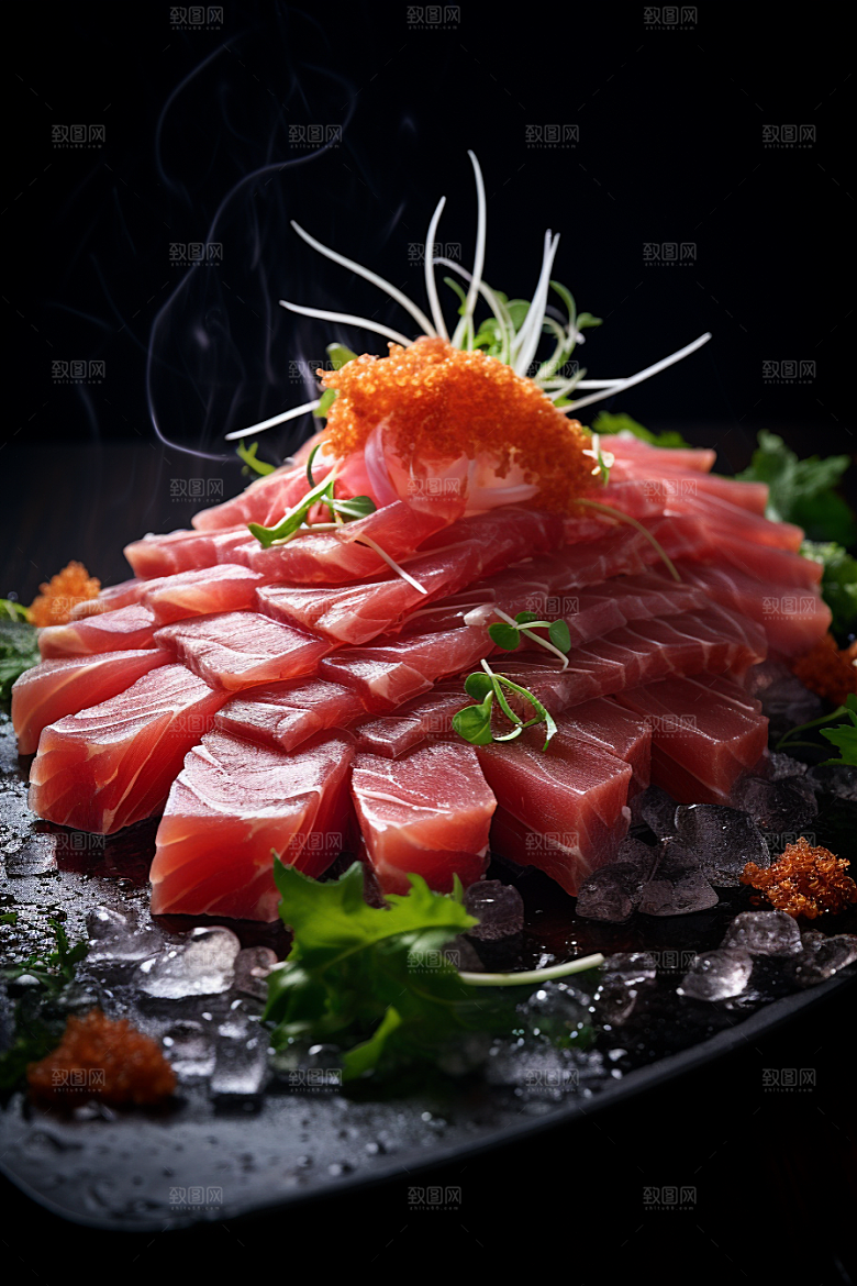 金枪鱼鱼类美食素材