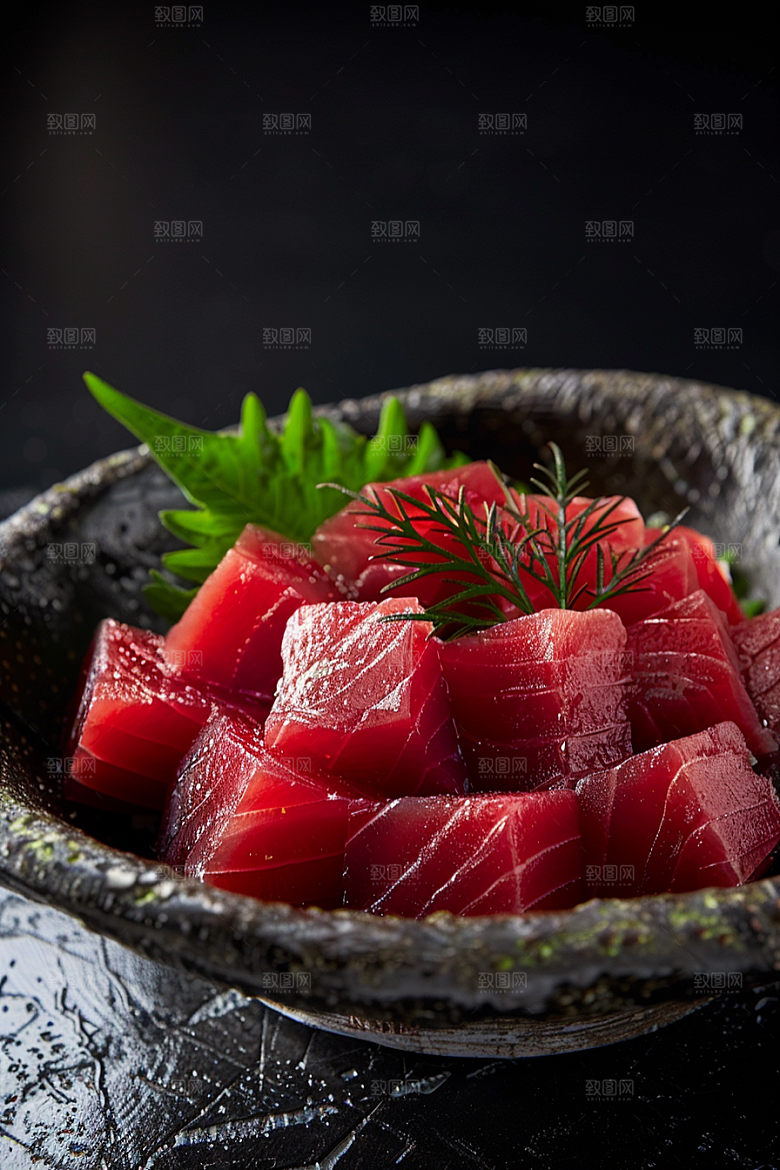 金枪鱼自然美食素材