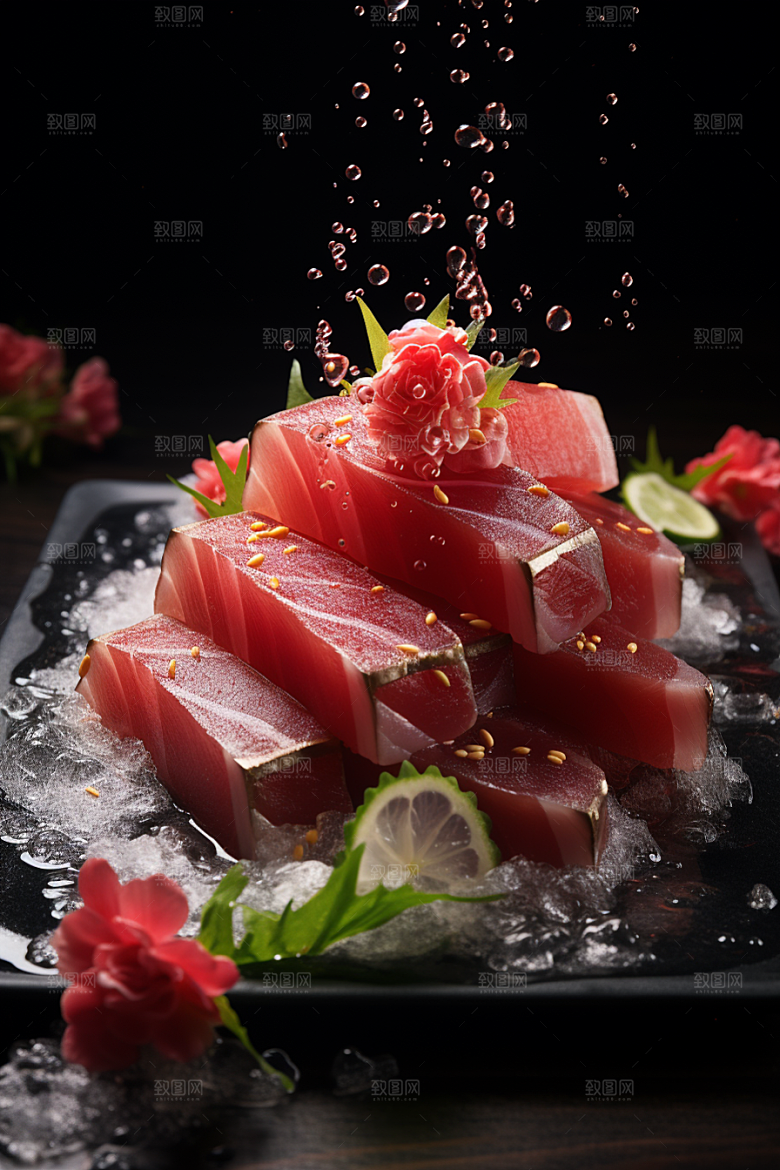 金枪鱼大海高清素材