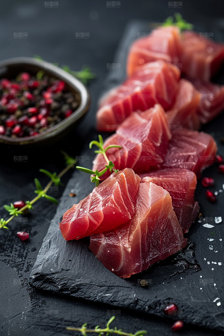 金枪鱼食材美食素材