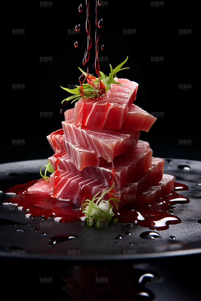 金枪鱼鱼类美食素材