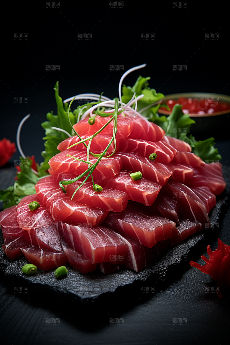 金枪鱼自然美食素材