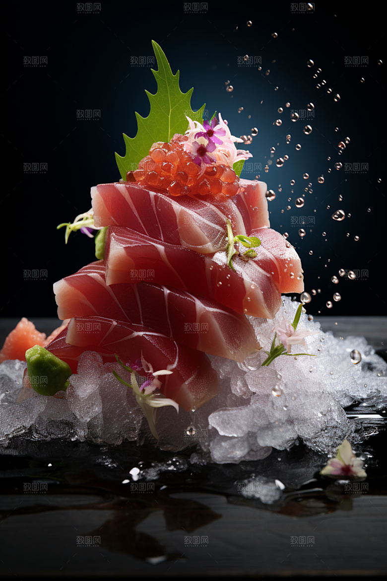 金枪鱼大海海产素材