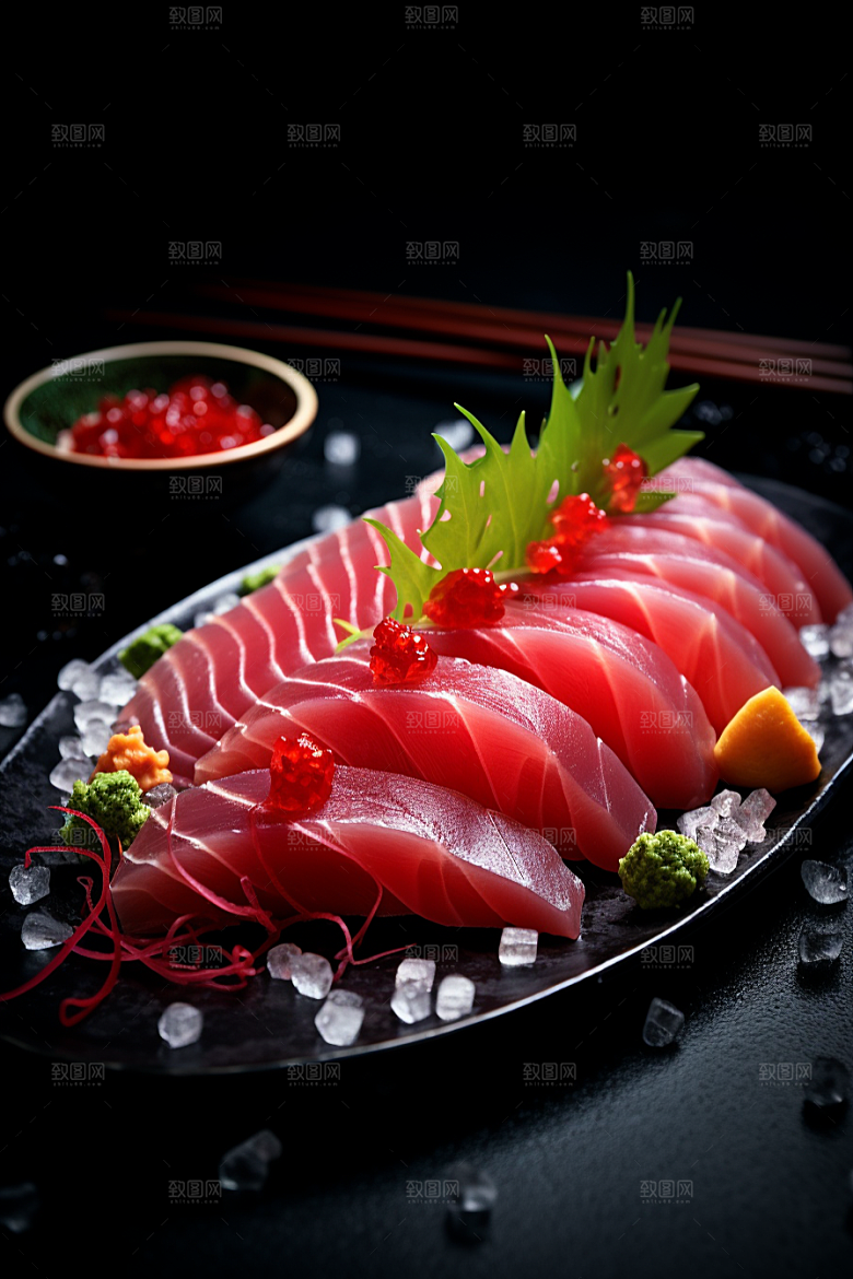 金枪鱼自然食材素材