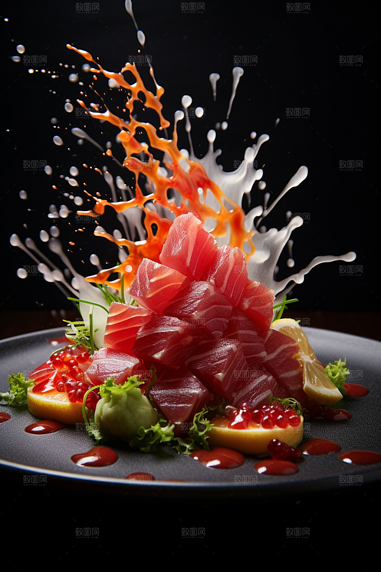 金枪鱼水产美食素材