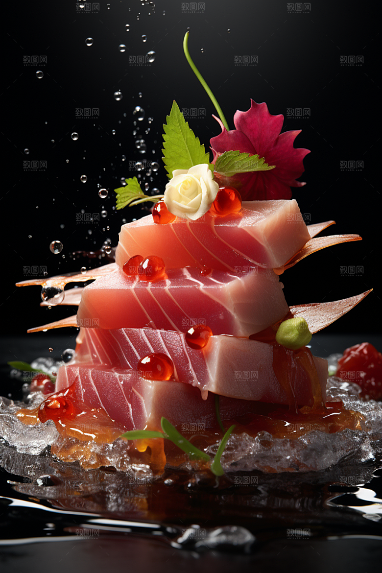 金枪鱼自然食材素材