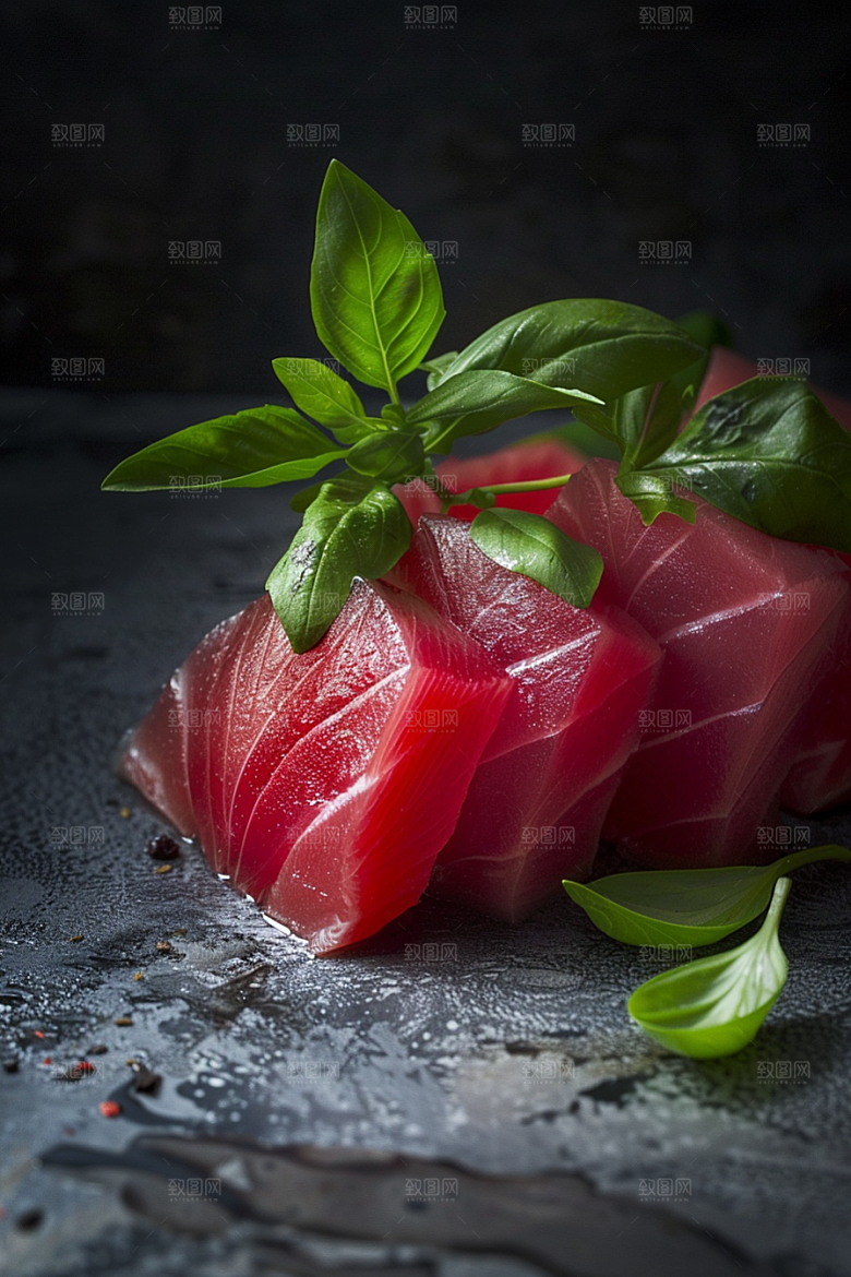 金枪鱼食材大海素材