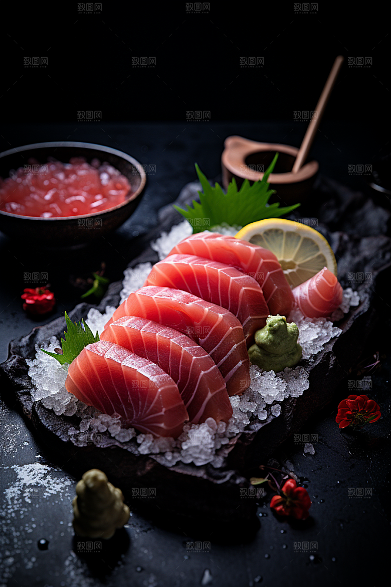 金枪鱼海洋海产素材
