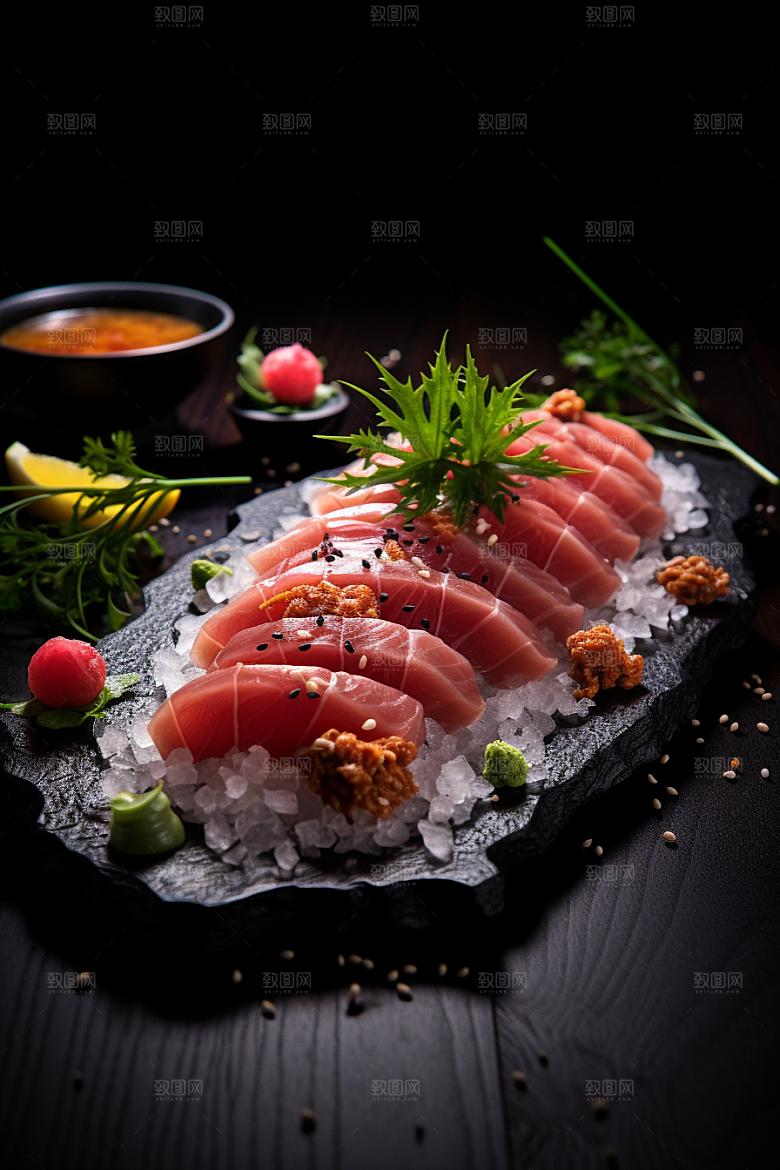 金枪鱼美食大海素材