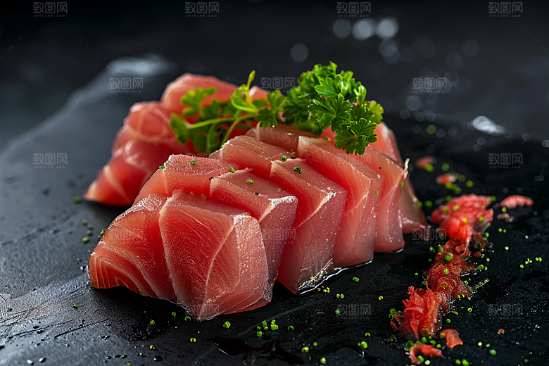 金枪鱼水族食材素材