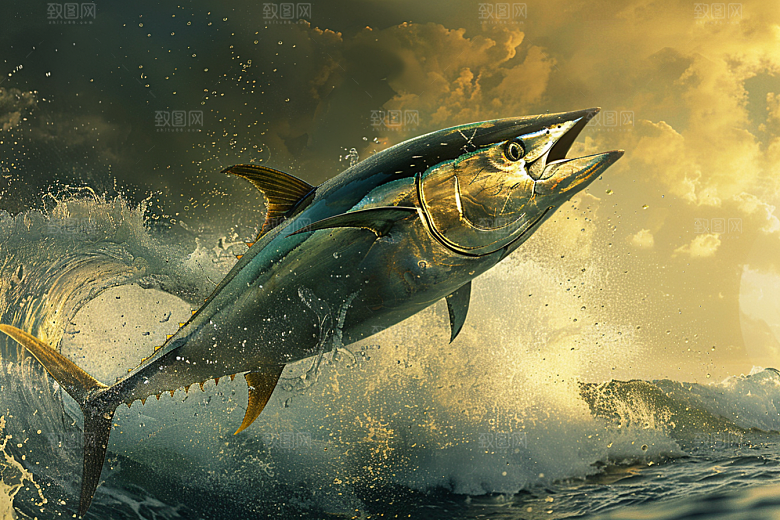 金枪鱼水族水产素材