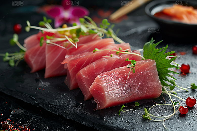 金枪鱼大海食材素材