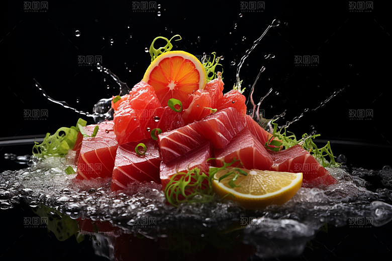 金枪鱼自然大海素材