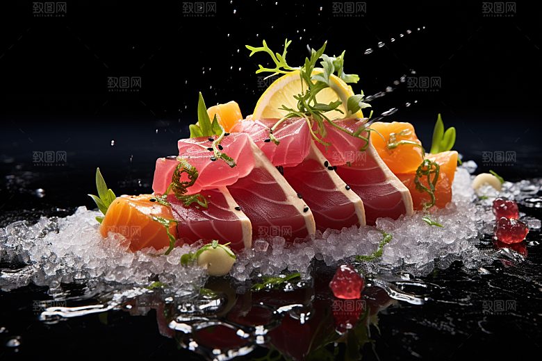 金枪鱼新鲜美食素材