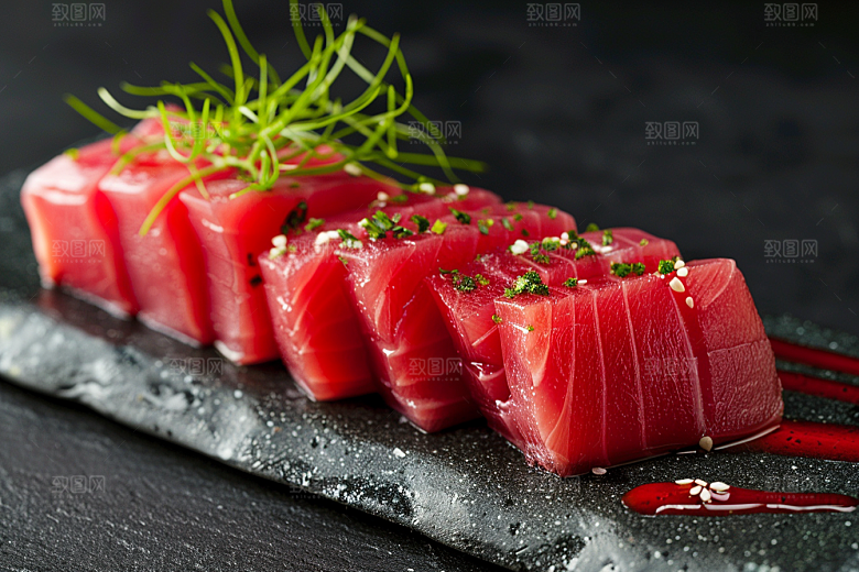 金枪鱼海产食材素材