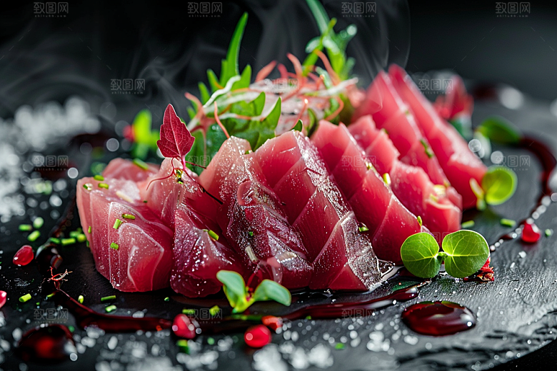 金枪鱼自然美食素材