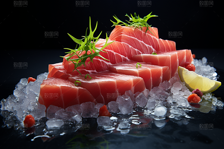 金枪鱼水产美食素材