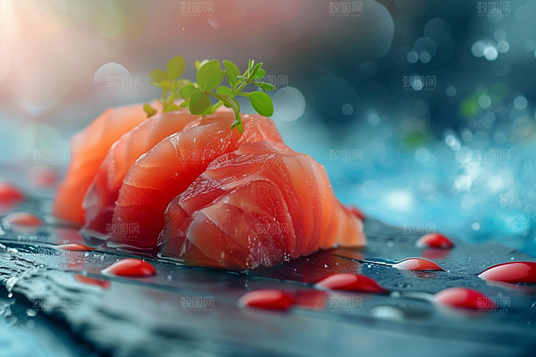 金枪鱼水产美食素材