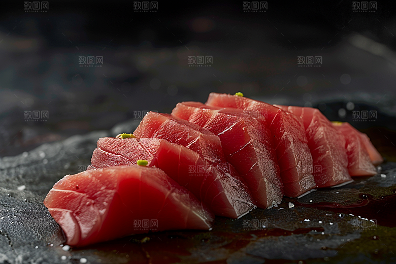 金枪鱼大海食材素材