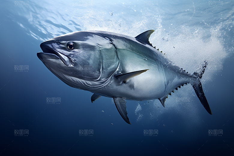 金枪鱼大海水族素材