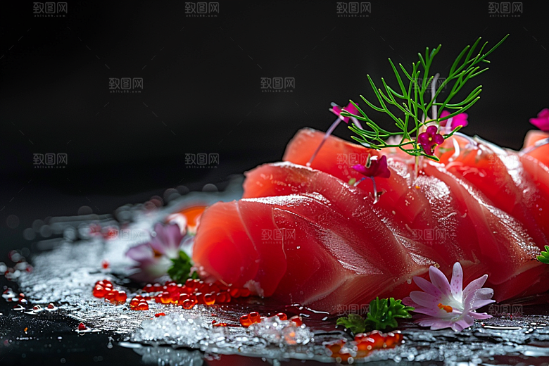 金枪鱼自然美食素材