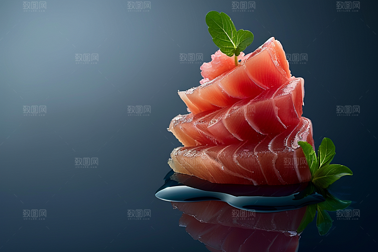 金枪鱼新鲜海产素材