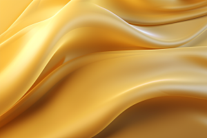 金色绸缎质感褶皱背景图