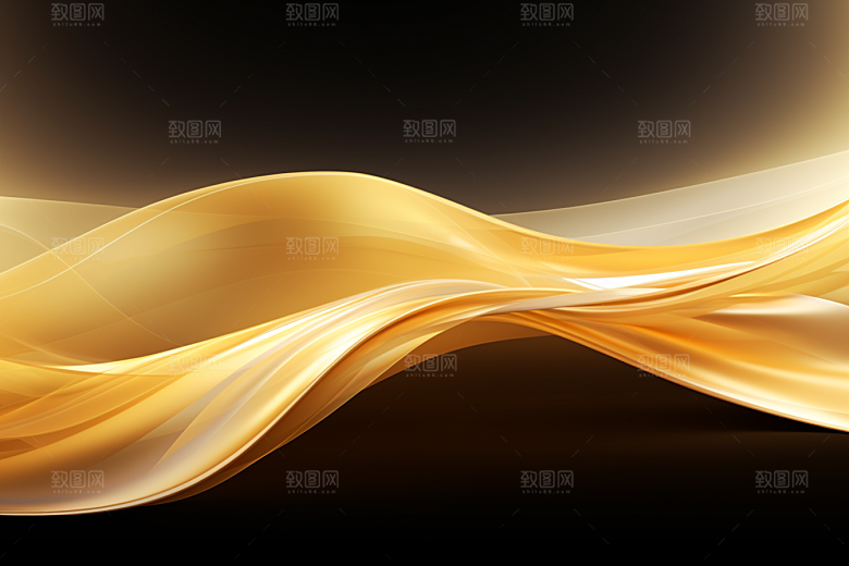 金色丝绸高端纹理背景图