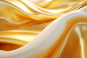 金色丝绸纹理高端背景图