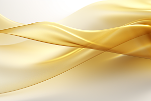 金色丝绸纹理柔软背景图