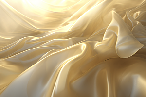 金色丝绸丝滑光泽背景图