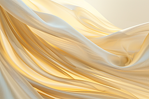 金色丝绸布纹精致背景图