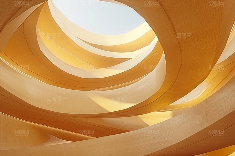 金色丝绸大气光泽背景图