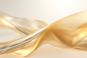 金色丝绸质感纹理背景图