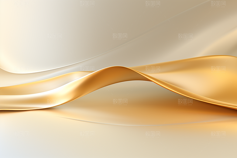 金色丝绸布纹高清背景图