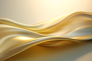 金色丝绸褶皱高清背景图