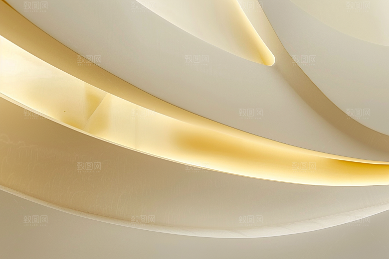 金色丝绸光泽纹理背景图
