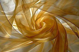 金色丝绸绸缎布纹背景图