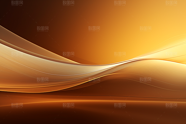 金色丝绸绸缎精致背景图