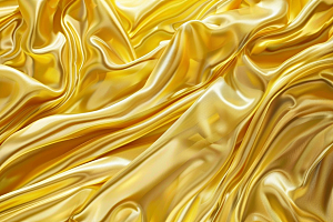 金色丝绸大气布纹背景图