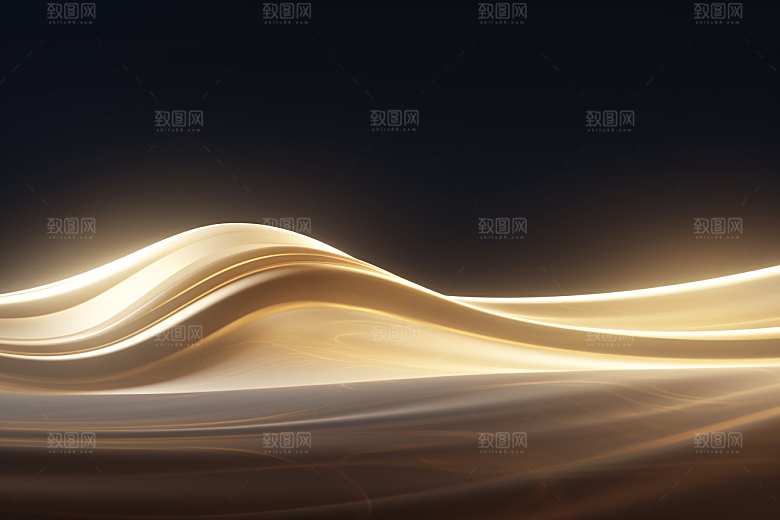 金色丝绸精致布纹背景图
